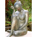 parque temático escultura metal jardín mujer desnudo estatua de bronce del arte